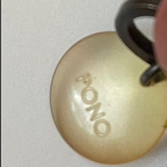 PONO Italian Made Resin Square Link Tortoise Necklace - New - Picture 6 of 6